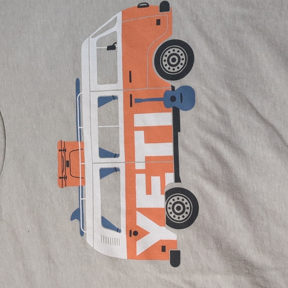 Yeti Volkswagen Bus Graphic T Shirt unisex size Small - Picture 2 of 7